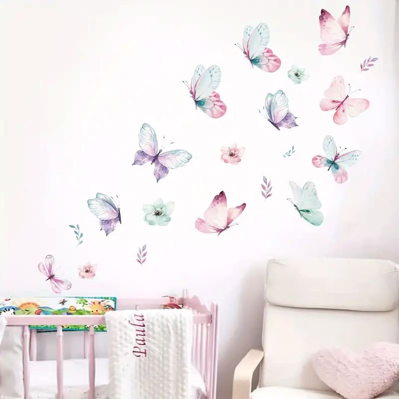 Décoration Murale - ButterfliesSticker™ - Vert - Galaxybebe