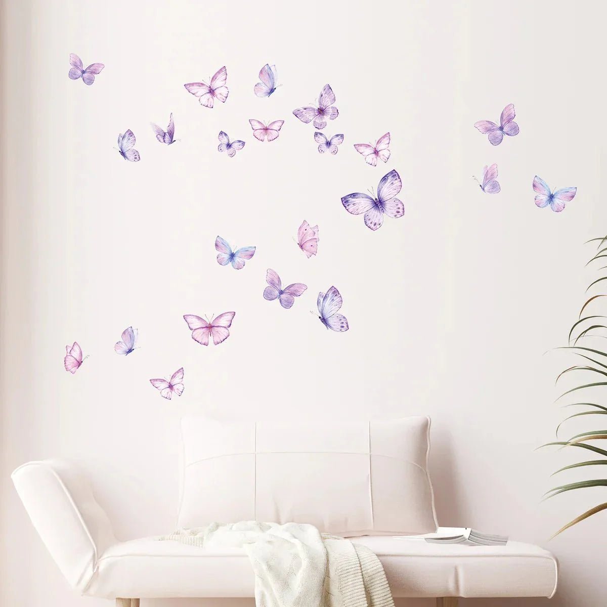 Décoration Murale - ButterfliesSticker™ - Violet - Galaxybebe