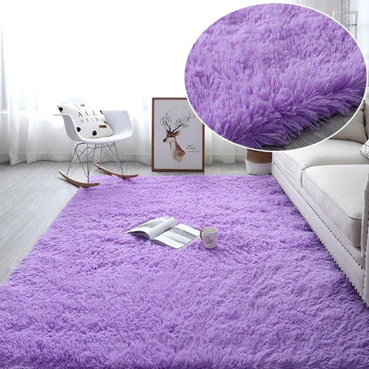 Tapis Chambre Enfant - HairyRugs™ - Mauve - Galaxybebe